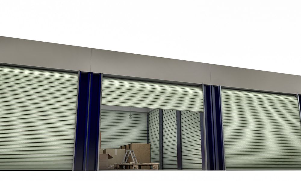 A Warehouse With A Lot Of Boxes In It And A Ladder — Newcastle Moving & Storage in Salt Ash, NSW