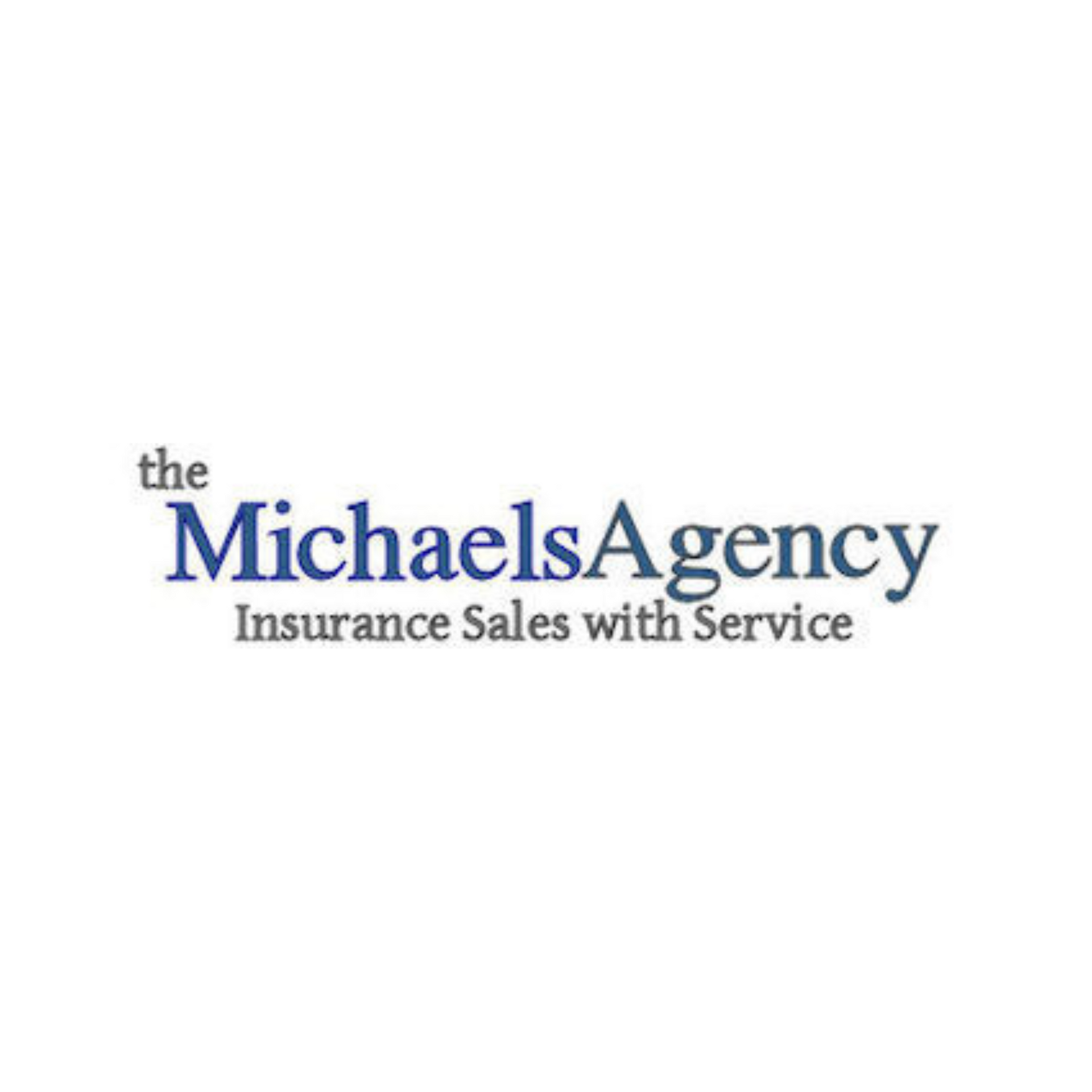 The michaels agency insurance sales with service logo on a white background.