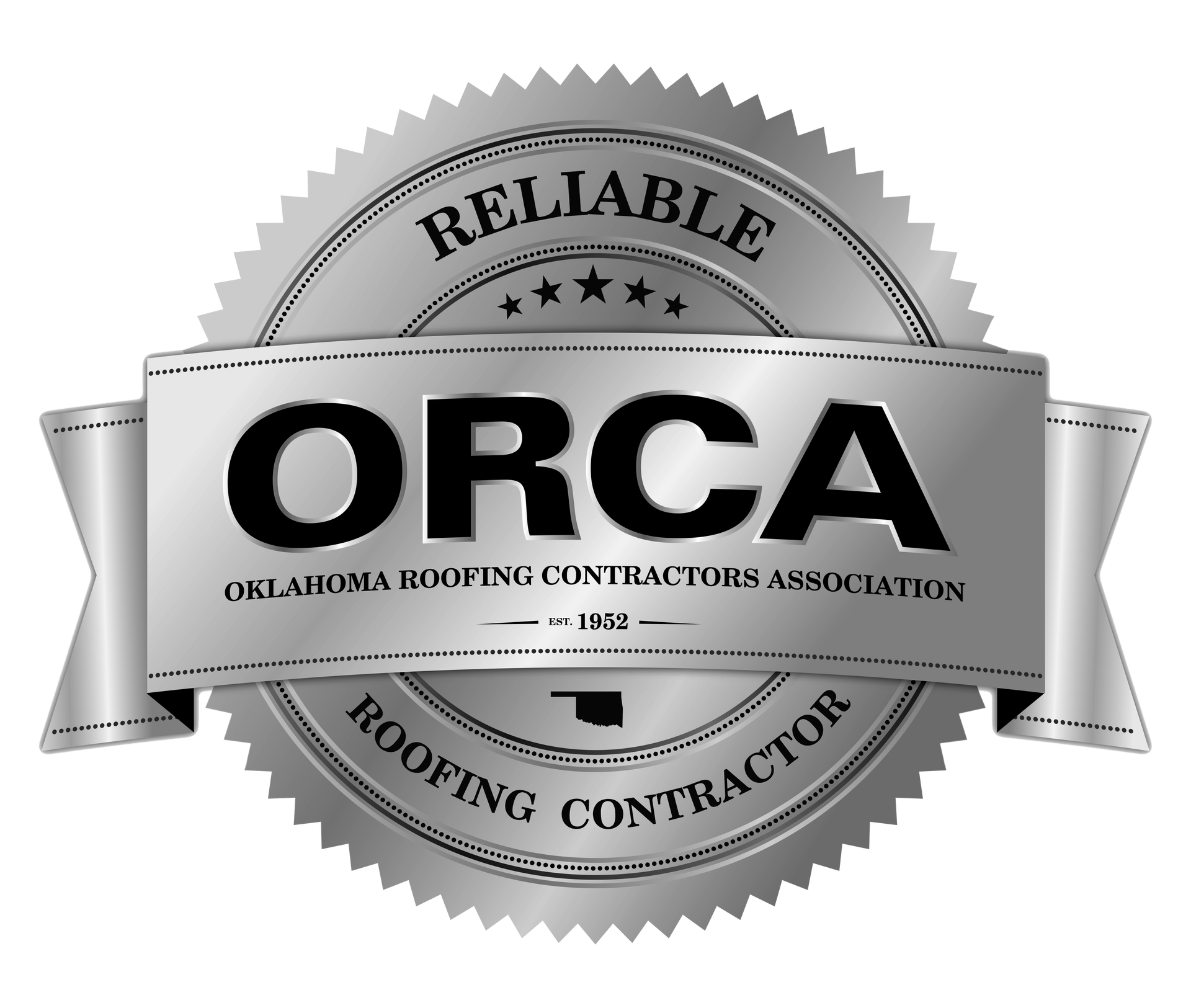 ORCA logo: Silver seal with 