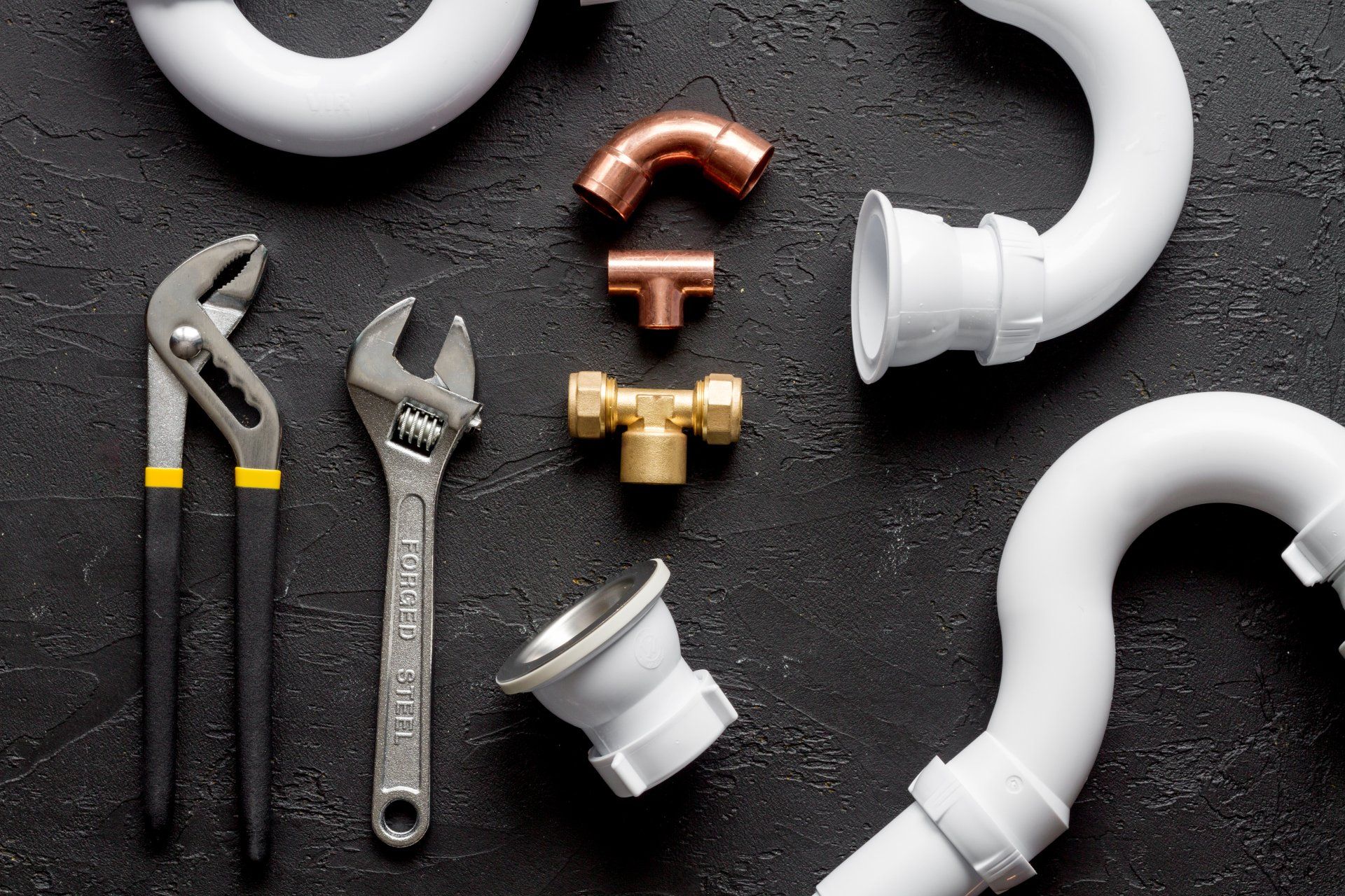 Plumbing Work Top View — Wet & Dry Plumbing & Gas in Newtown, QLD