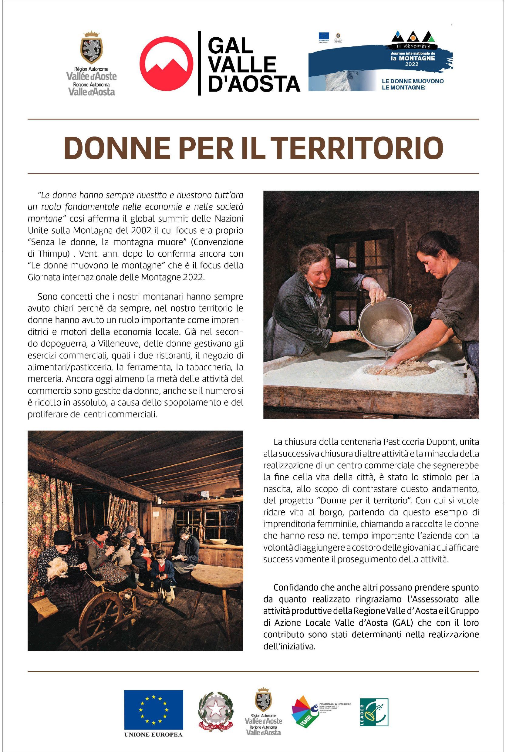 donne per il territorio