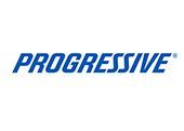 Progressive insurance logo in blue text.