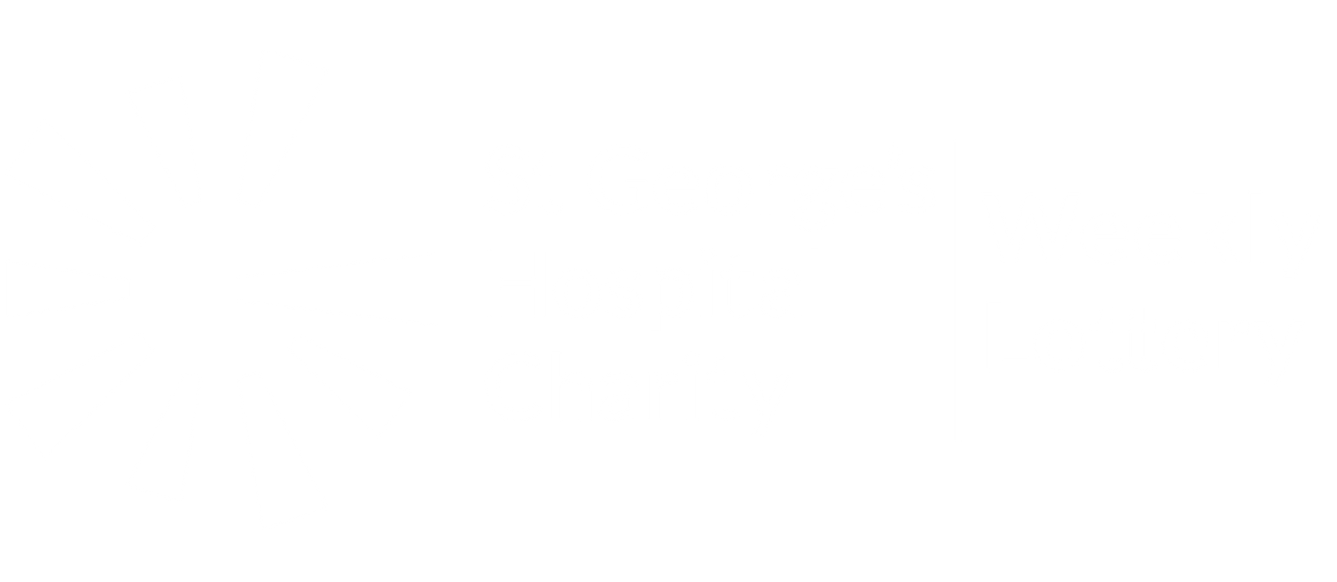 A stylized white logo of a stylized, abstract bird or wing shape against a plain background.