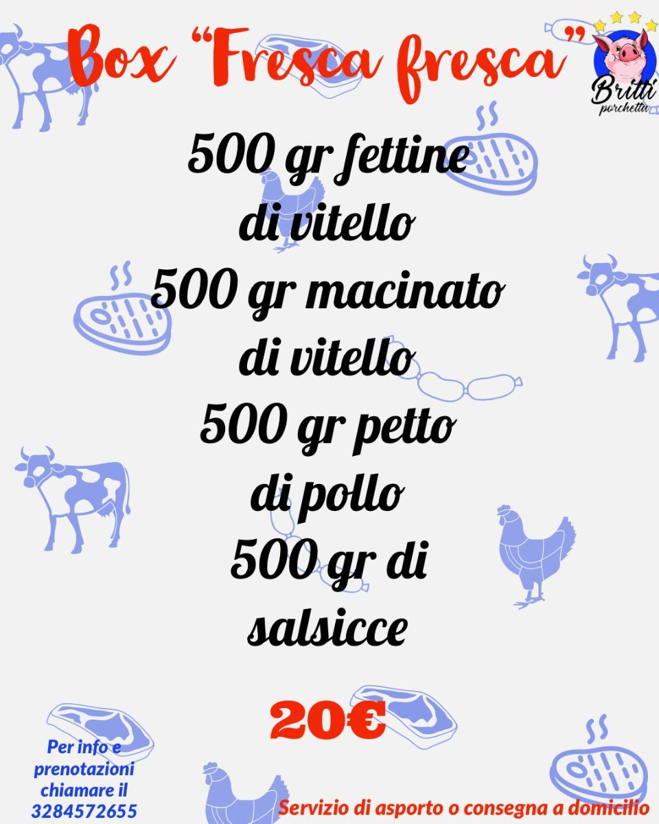 Consegna a domicilio di pollo e vitello