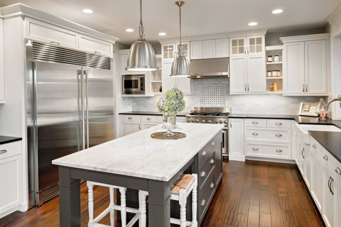 Bauman’s Appliance & Air Conditioning — Gray Kitchen in  Fresno, CA