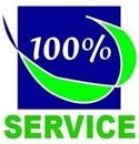 Logo 100% service