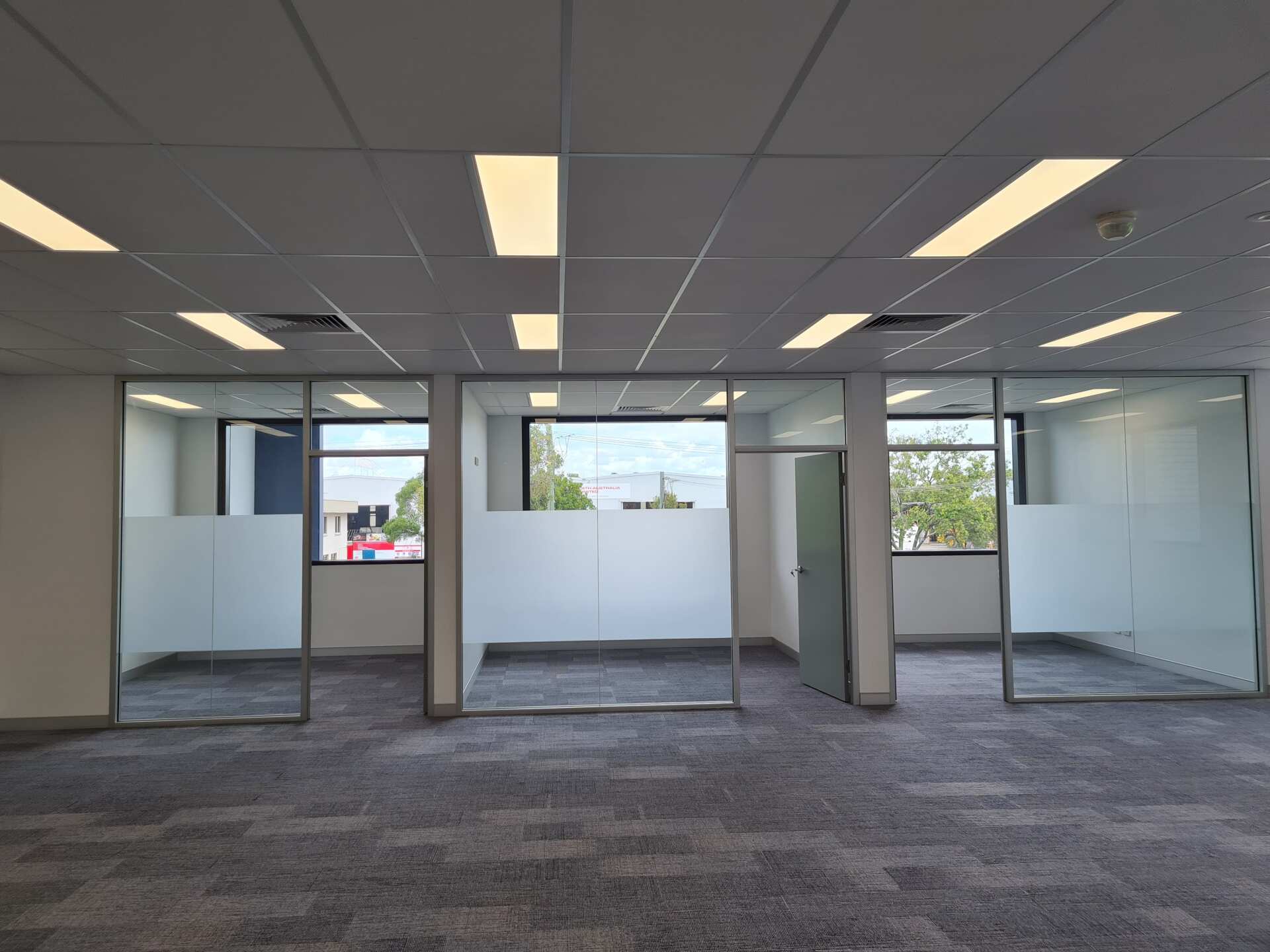 inside office building