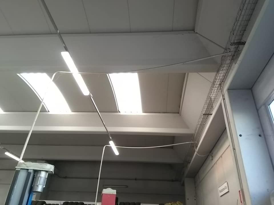 illuminazione industriale