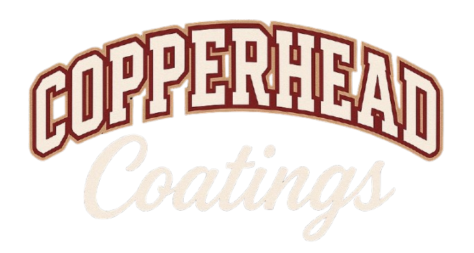 Copperhead Coatings logo with arching "COPPERHEAD" text above "Coatings."