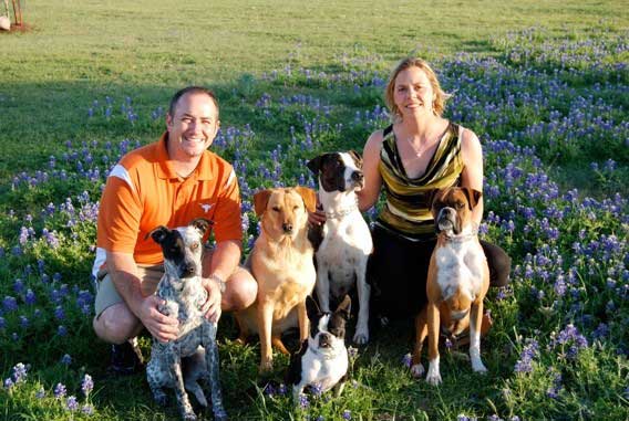 Owner and their 5 dogs - Bastrop, TX - K9 Mastery