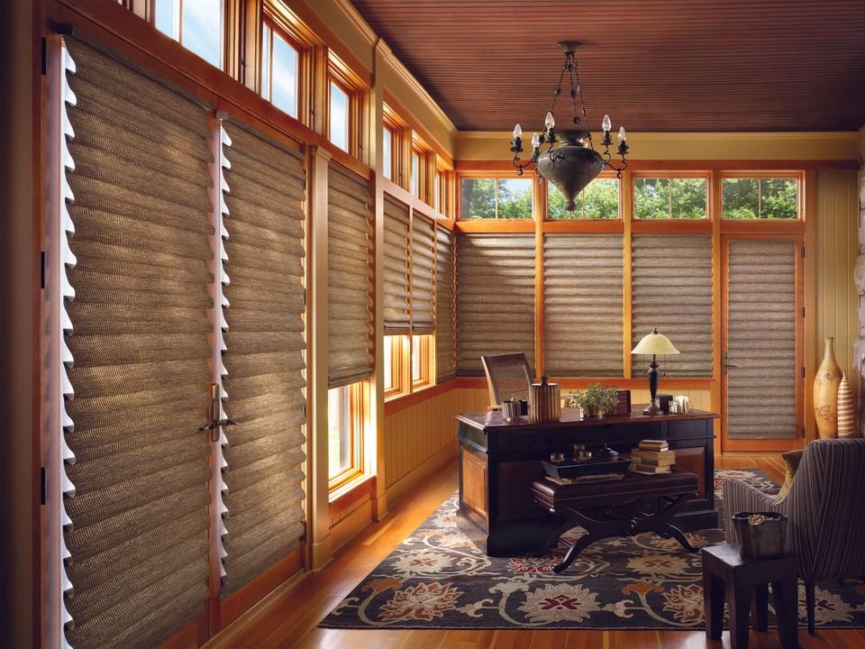 Choosing Custom Shades for Homes near Laurel, Montana (MT) like Custom Roman Shades for Studies