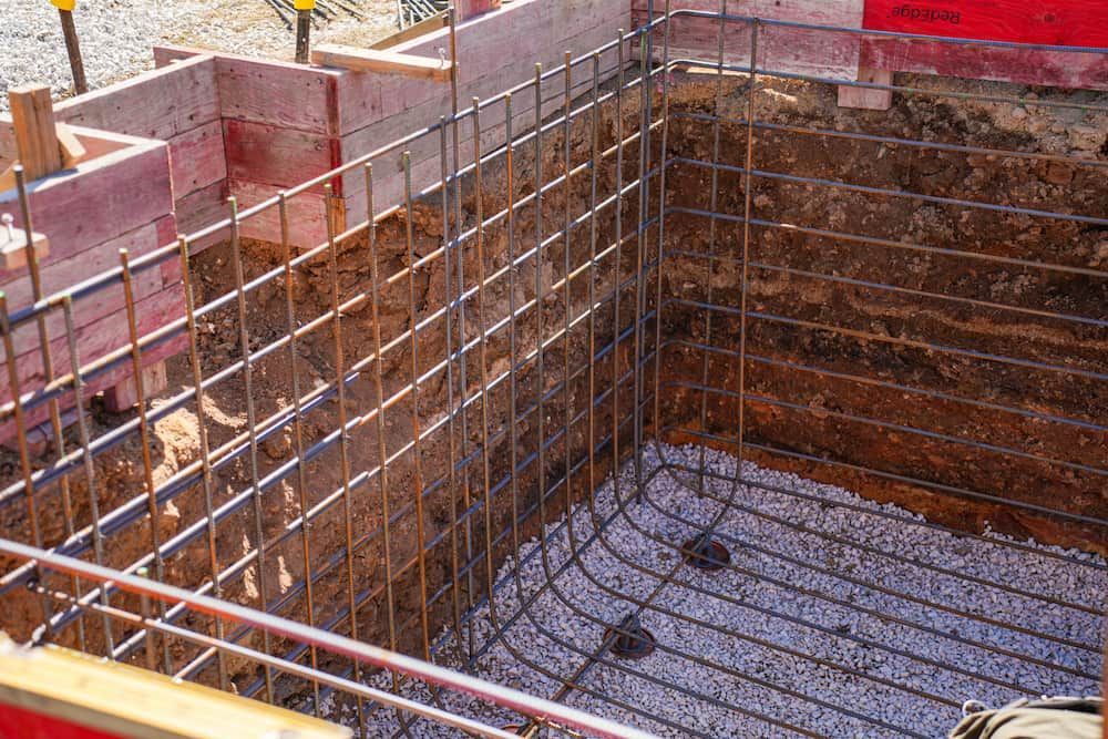 Construction Site, Concrete Foundation — Concrete Pool Projects in Gladstone Central, QLD