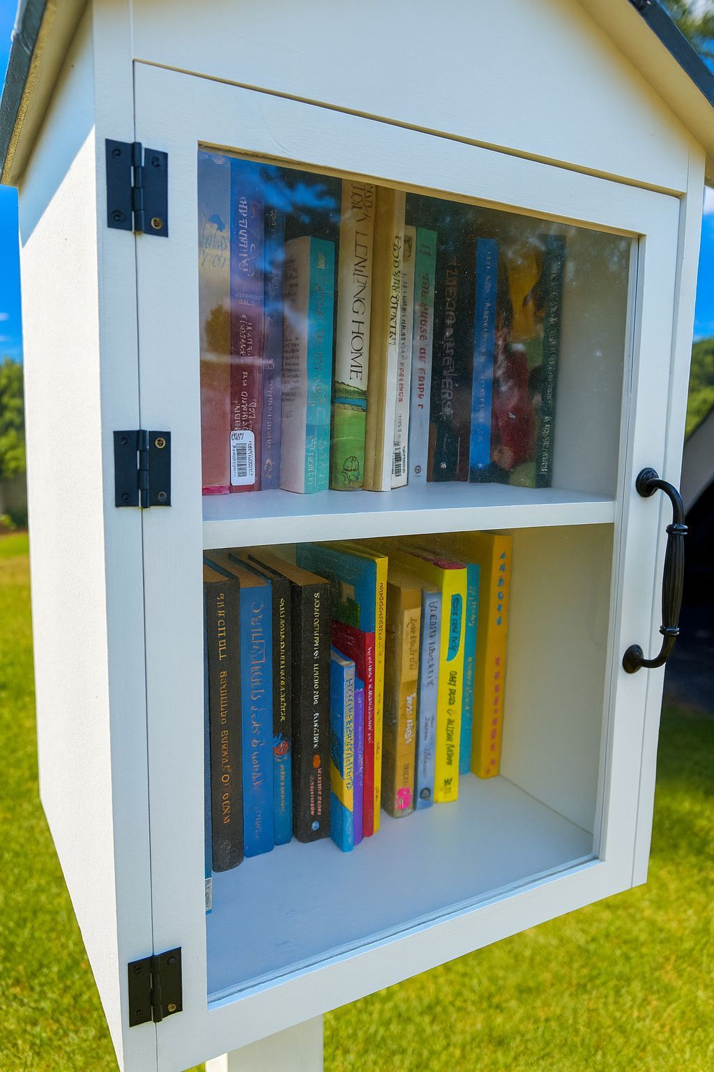 Photo of an outdoor sharing library