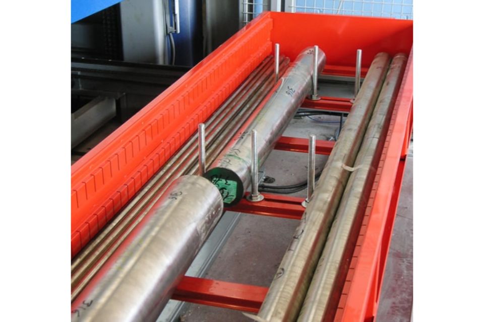 rulliere per la movimentazione di barre