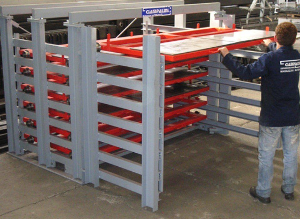 soluzioni per l'immagazzinamento di componenti piatte