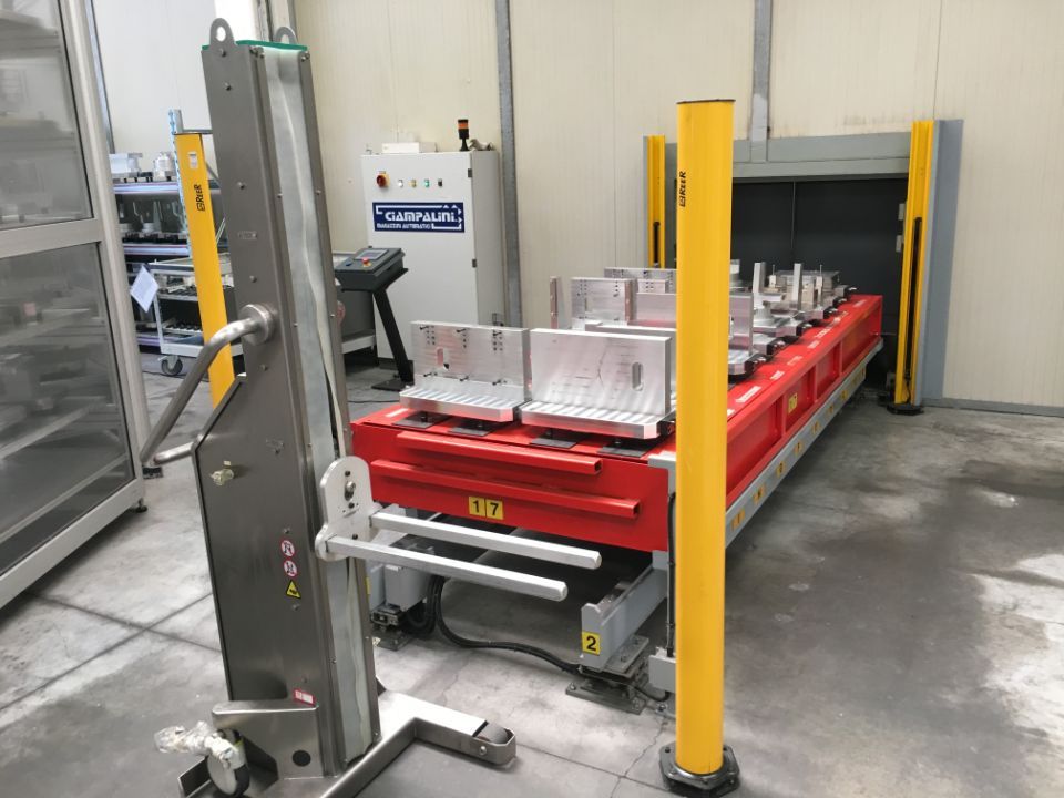 armadi rotanti per magazzino di profilati