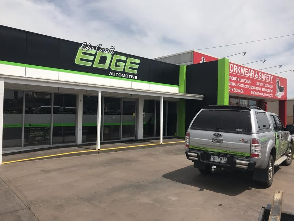 Car In front  of Auto Repair Shop  — Mechanics in Ballarat