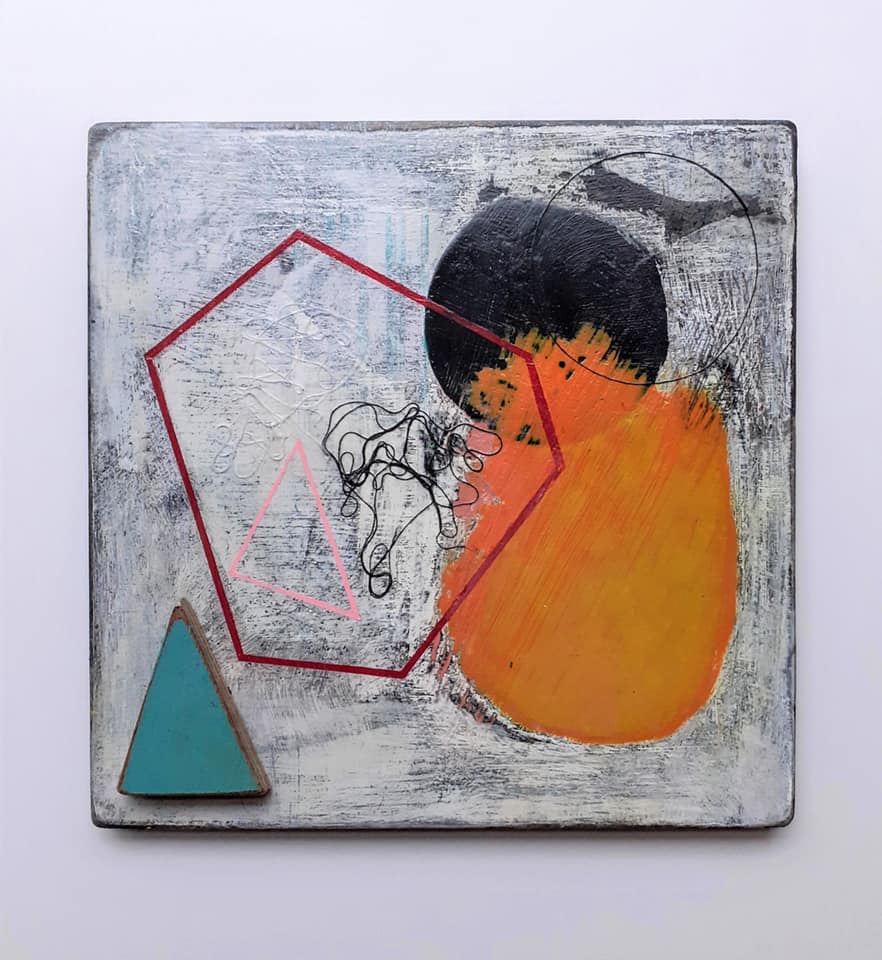 Painting by Aisling Conroy for Don Quixote at Wexford Festival Opera