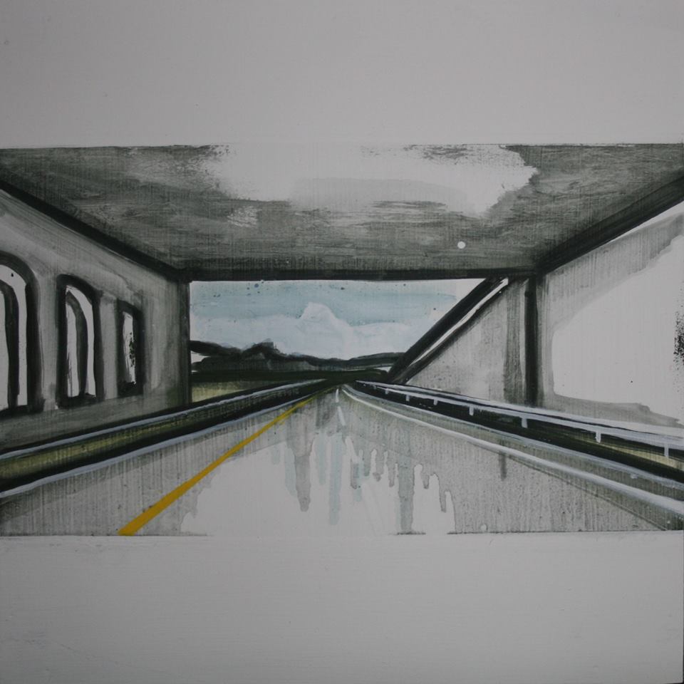 Painting of Untitled I by David Fox at Olivier Cornet Gallery