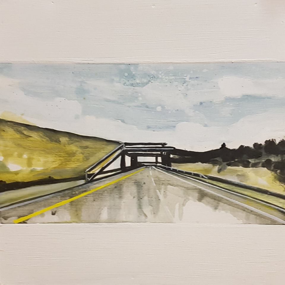 Painting of Untitled II by David Fox at Olivier Cornet Gallery