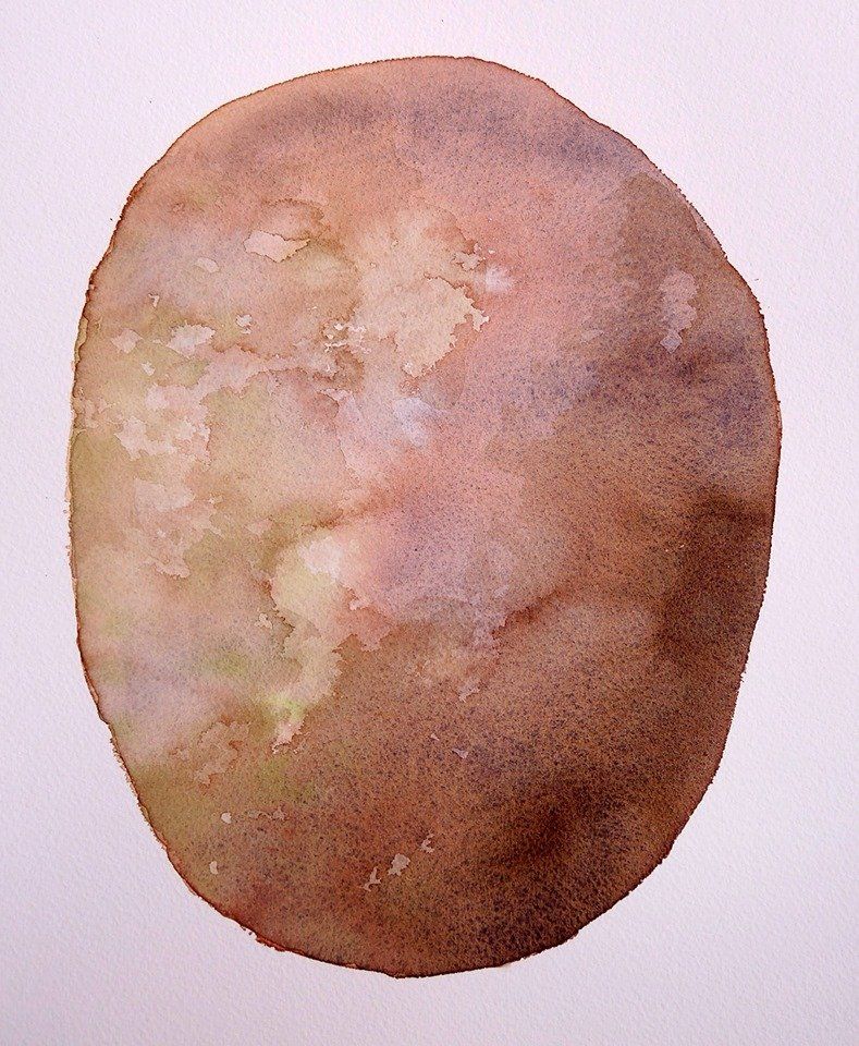 Painting of talisman no.4 by Eoin Mac Lochlainn at Olivier Cornet Gallery