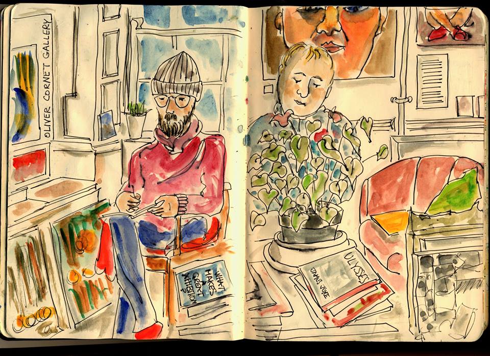 Sketchbook from Alice Campbell at Olivier Cornet Gallery