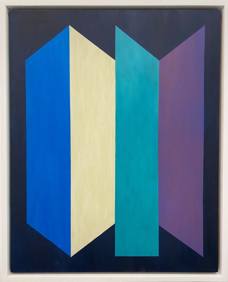 Timeflow 12 by John Fitzsimons, oil on canvas, painting available at Olivier Cornet Gallery Dublin