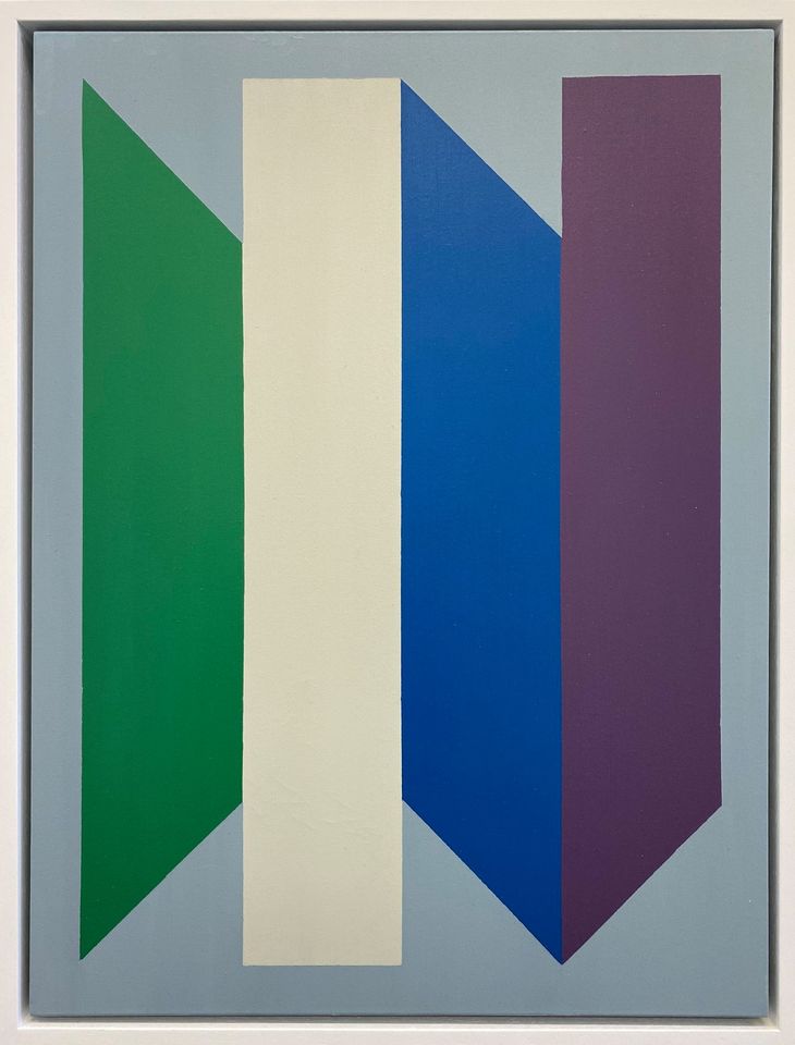 Timeflow 9 by John Fitzsimons, oil on canvas, painting available at Olivier Cornet Gallery Dublin
