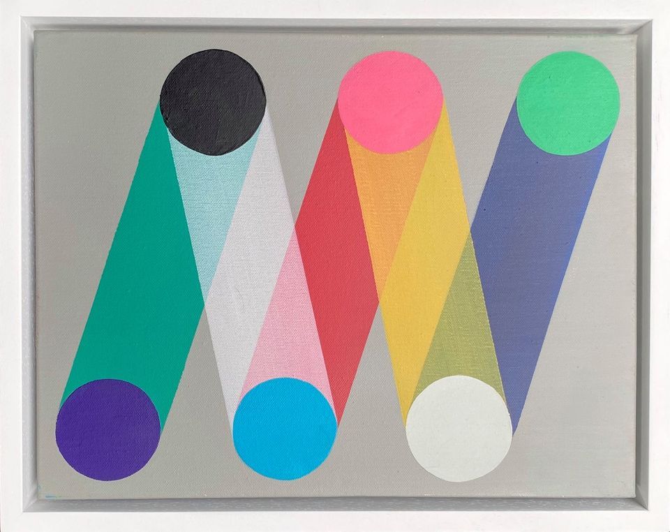 Code by John Fitzsimons, oil on canvas, painting available at Olivier Cornet Gallery Dublin