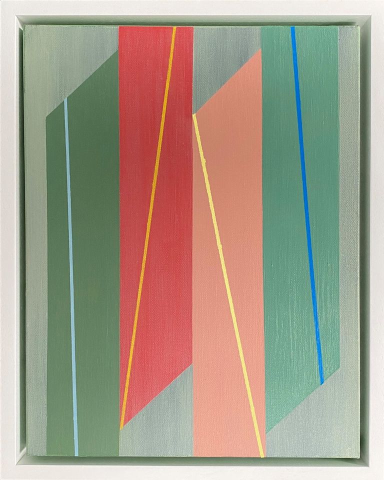 Time Frame 2 by John Fitzsimons, oil on canvas, painting available at Olivier Cornet Gallery Dublin