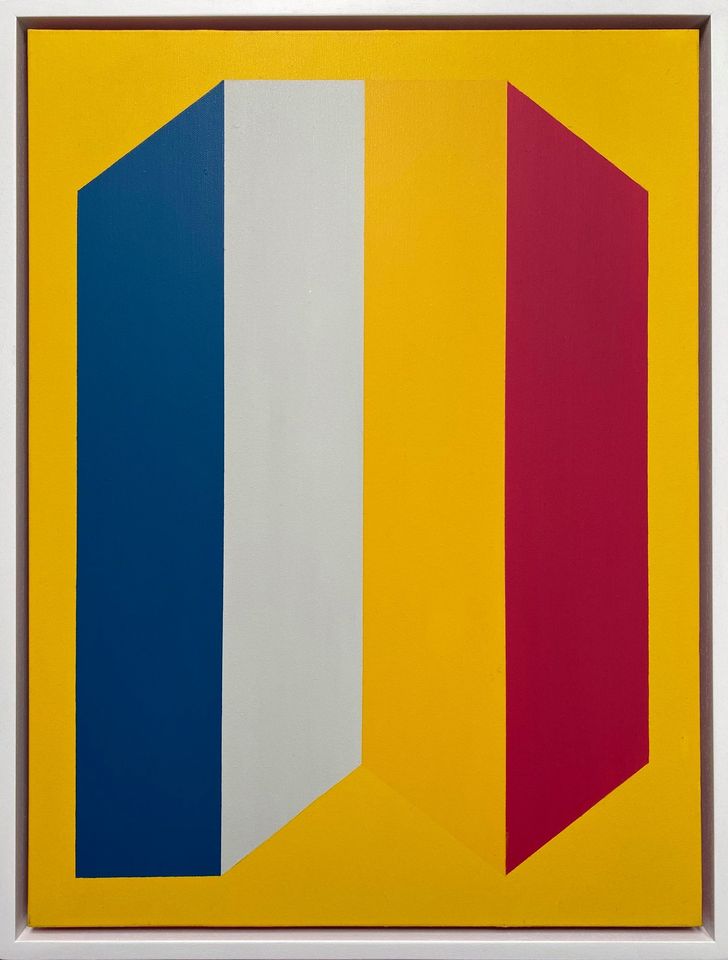 Timeflow 5 by John Fitzsimons, oil on canvas, painting available at Olivier Cornet Gallery Dublin