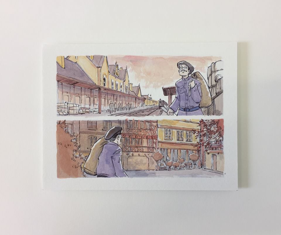 Work of Rendez-vous at The Lion d'or by LEYHO at Olivier Cornet Gallery