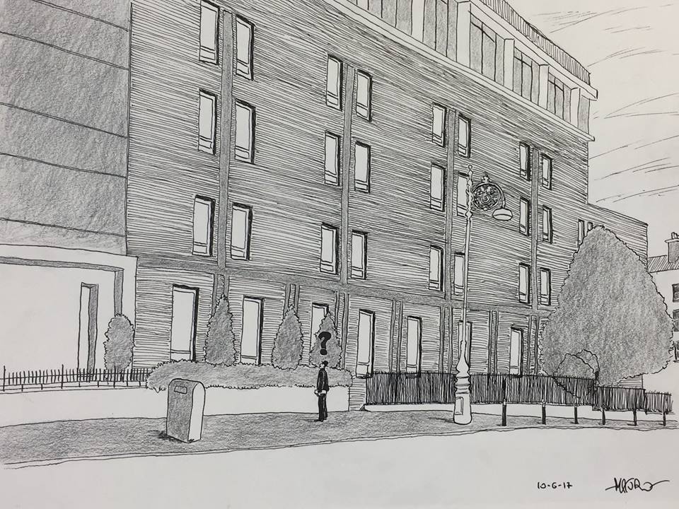 Watercolor by Mauro Moroni  at Olivier Cornet Gallery