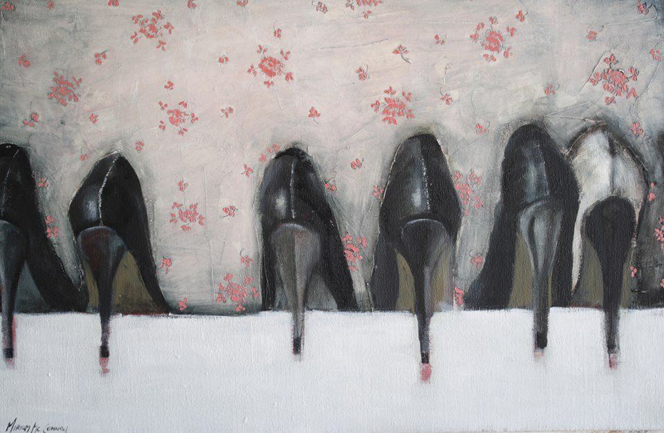 Painting by Miriam McConnon at Olivier Cornet Gallery