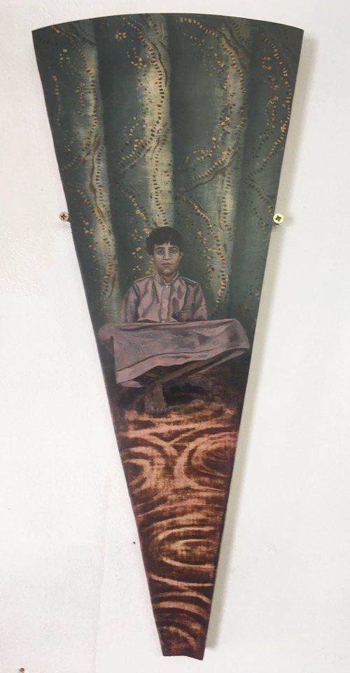 Painting of Pawn II, Morsal by Claire Halpin at Olivier Cornet Gallery