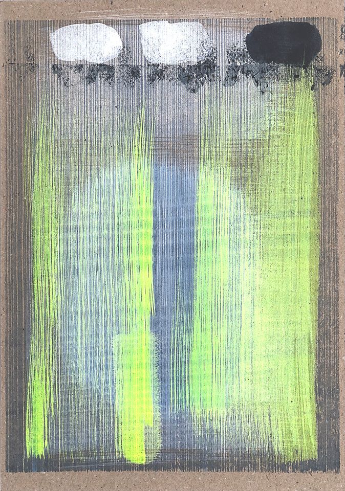 Watercolour of Flash by Sheila Naughton at Olivier Cornet Gallery
