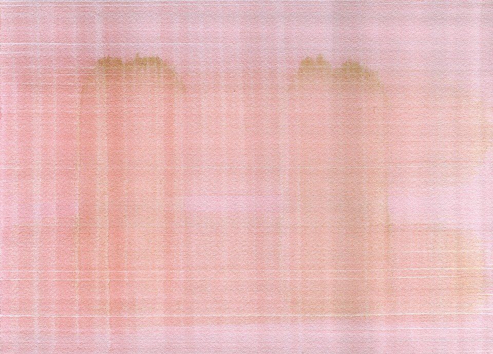 Watercolour of Mirage II by Sheila Naughton at Olivier Cornet Gallery