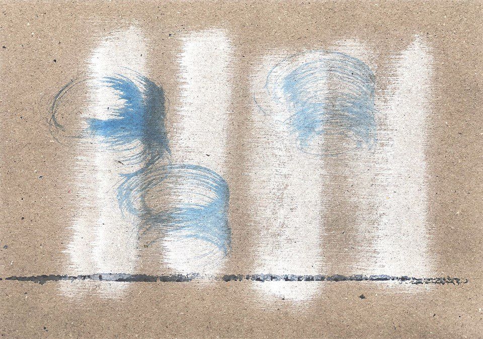 Watercolour of Spin by Sheila Naughton at Olivier Cornet Gallery