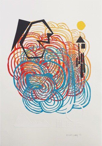Aisling Conroy, Greather than us, screen print, Olivier Cornet Art Gallery