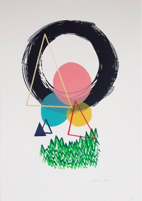 Aisling Conroy, The nature of things, screen print, Olivier Cornet Art Gallery