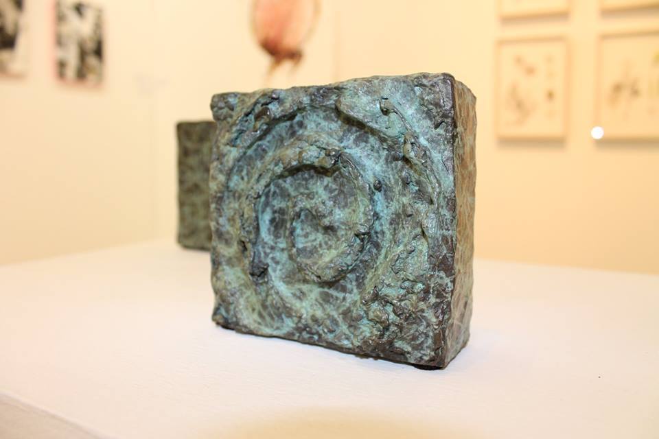 Annika Berglund, 'Storm’, Visible Sign series, bronze, part of the Olivier Cornet Gallery exhibition '2° C', a group show on climate change supported by the EPA Ireland