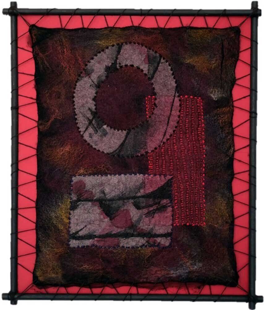Annika Berglund, Year of circles and edges II, woolwork, Olivier Cornet Art Gallery