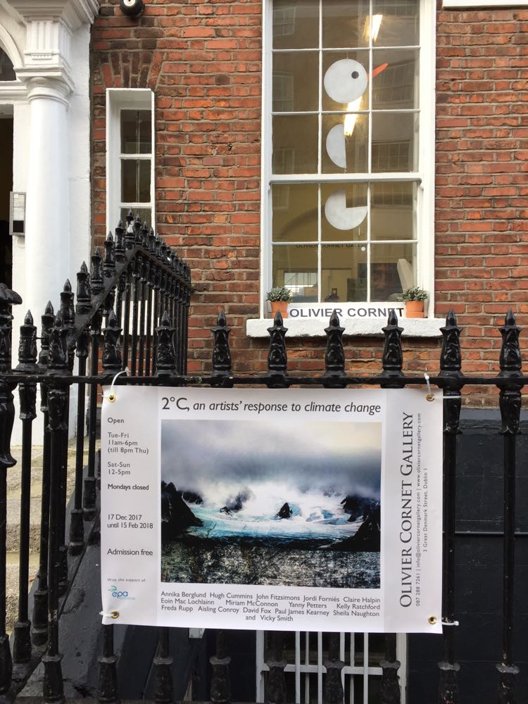 Photo showing the Olivier Cornet art gallery on 3 Great Denmark Street Dublin Ireland