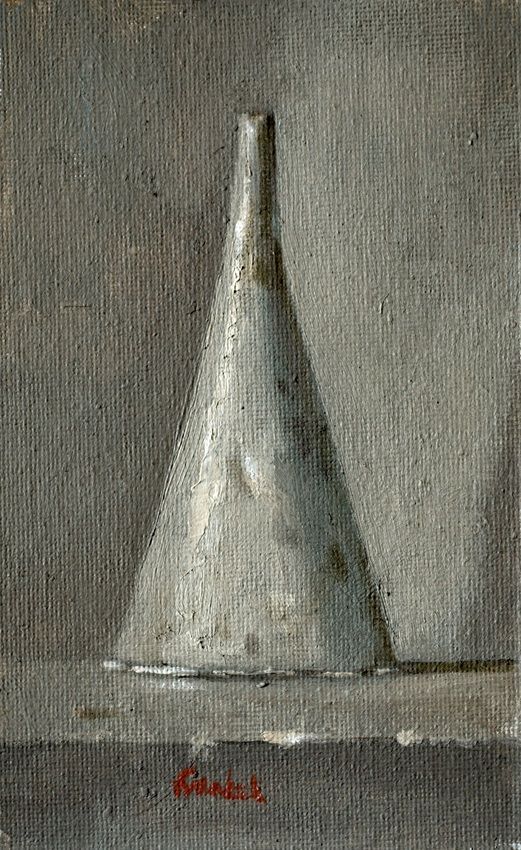 Conrad Frankel's painting Large French funnel, part of the artist's May-June 2026 solo show at the Olivier Cornet Gallery, Dublin