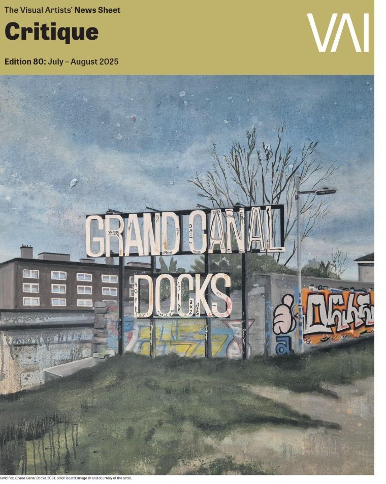 Cover of the Critique Supplement of the July - August 2025 VAI Newssheet