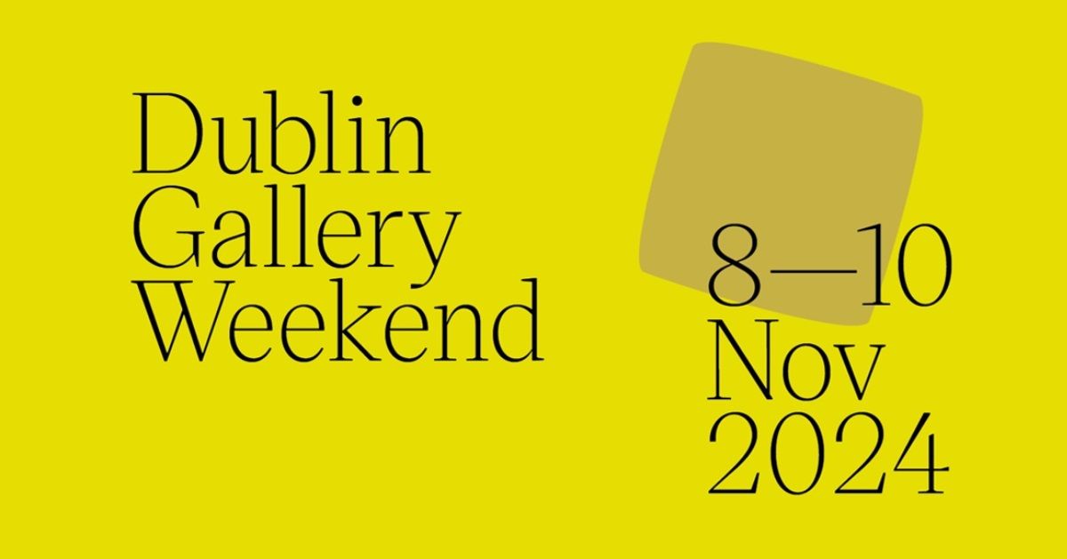  Logo of CAGA's Dublin Gallery Weekend 2024