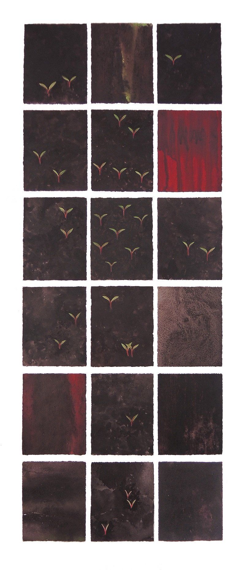 Gairdín Cuimhneacháin - Garden of Remembrance, a watercolour painting by Eoin Mac Lochlainn, Olivier Cornet Art Gallery, Dublin