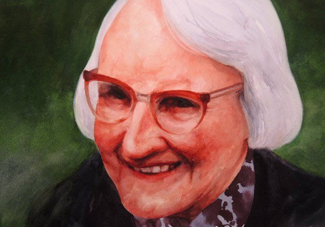 Eoin Mac Lochlainn, 'Portrait of my mother', watercolour painting on Arches paper, 30x40cm, 2020, Olivier Cornet Art Gallery