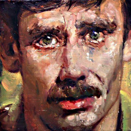 Eoin Mac Lochlainn, 'What I've seen no. 1', oil painting on canvas, 20x20cm, 2008, Olivier Cornet Art Gallery