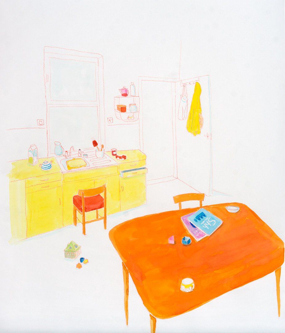 Jaki Coffey, 'Jam', a drawing on Fabriano paper, Olivier Cornet Gallery Dublin